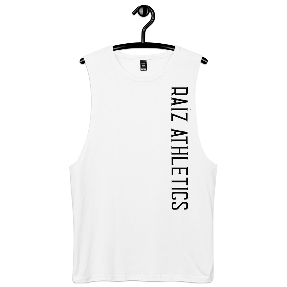 RAÍZ Athletics Warrior Tank White — Latino Gym Wear Australia