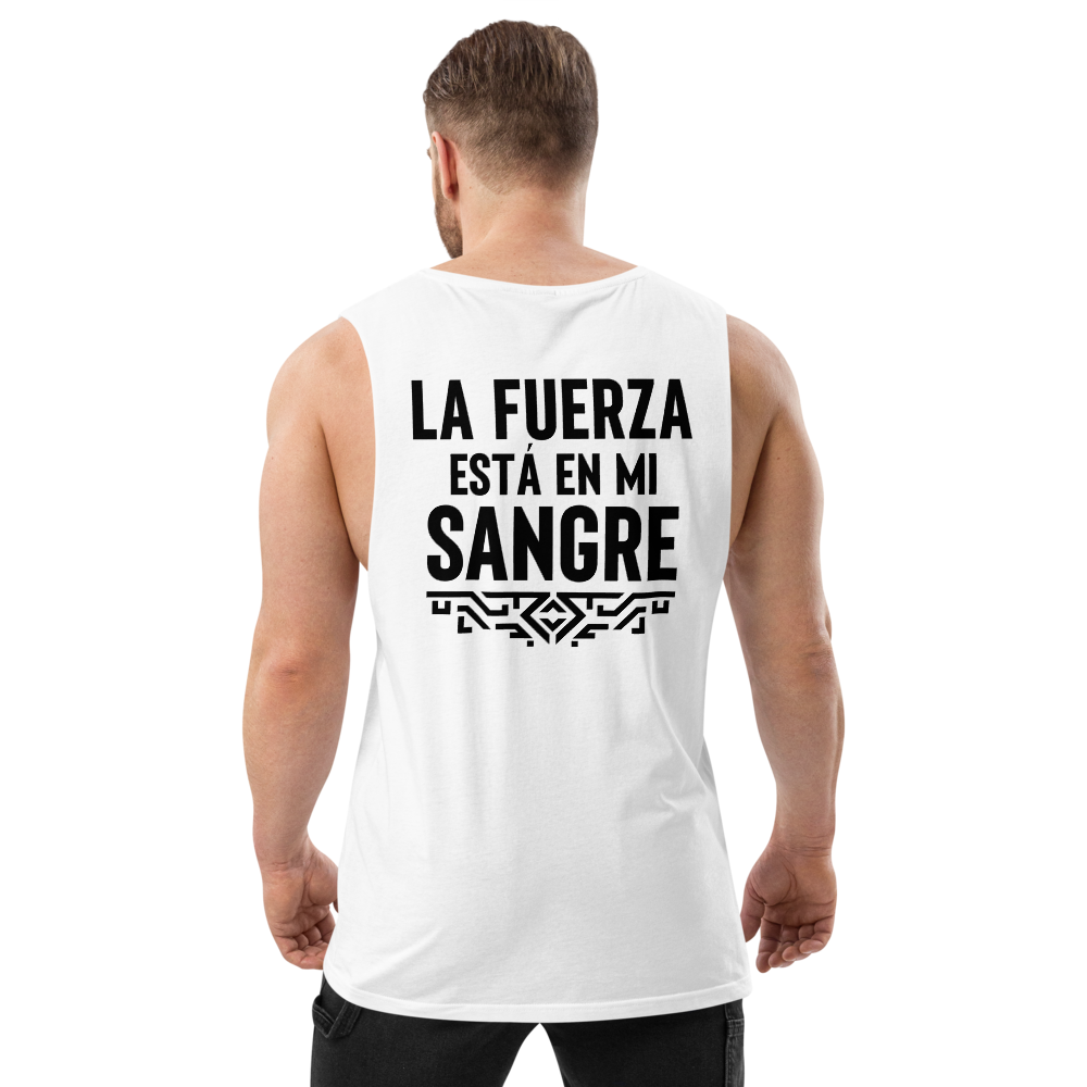RAÍZ Athletics Warrior Tank White — Latino Gym Wear Australia