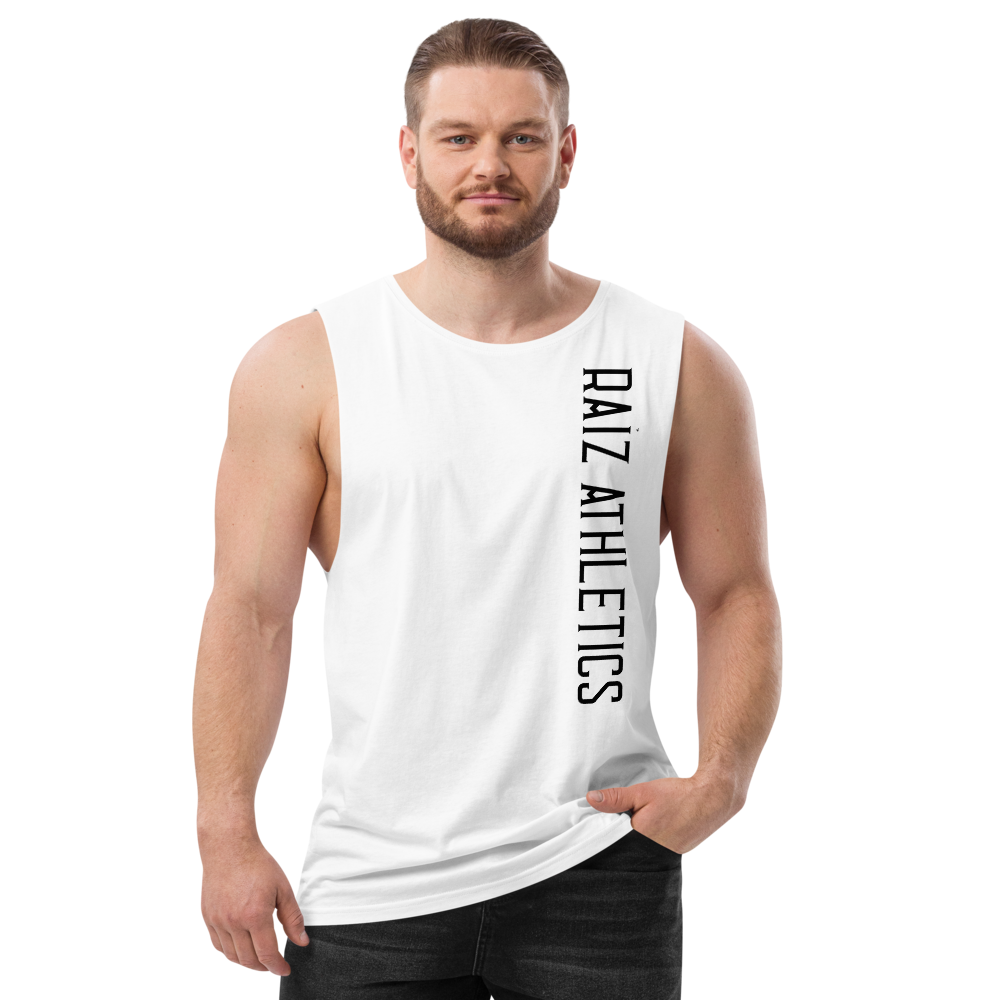 RAÍZ Athletics Warrior Tank White — Latino Gym Wear Australia