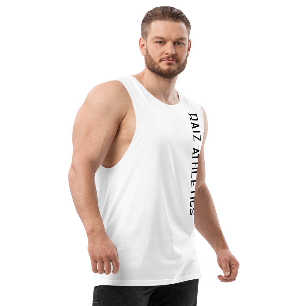 RAÍZ Athletics Warrior Tank White — Latino Gym Wear Australia
