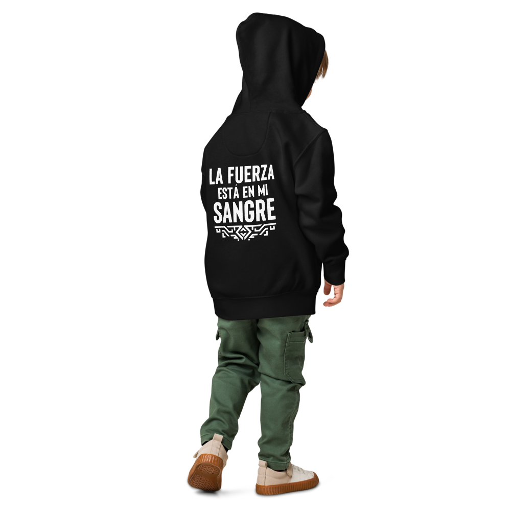 Toddler Heritage Hoodie — Black Unisex Pullover | RAÍZ Athletics