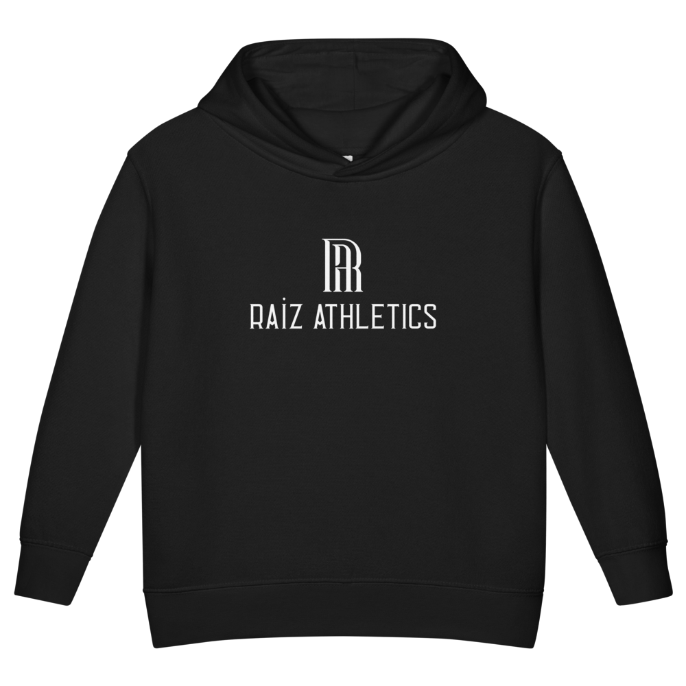 Toddler Heritage Hoodie — Black Unisex Pullover | RAÍZ Athletics