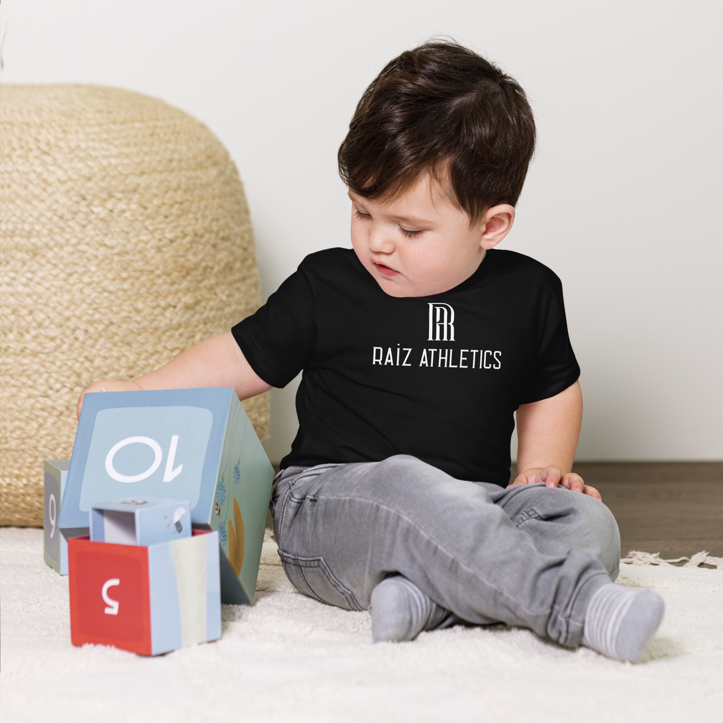 Toddler Bloodline Tee — Black | RAÍZ Athletics