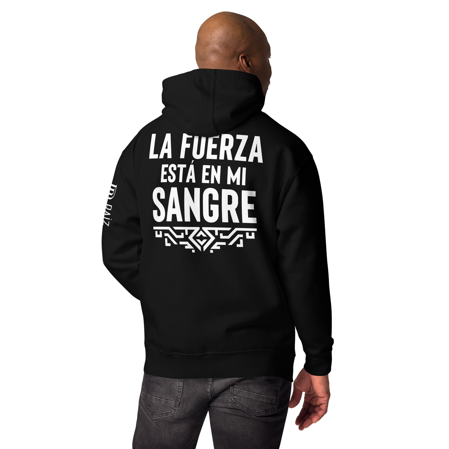 Heritage Hoodie — Black Unisex Pullover | RAÍZ Athletics