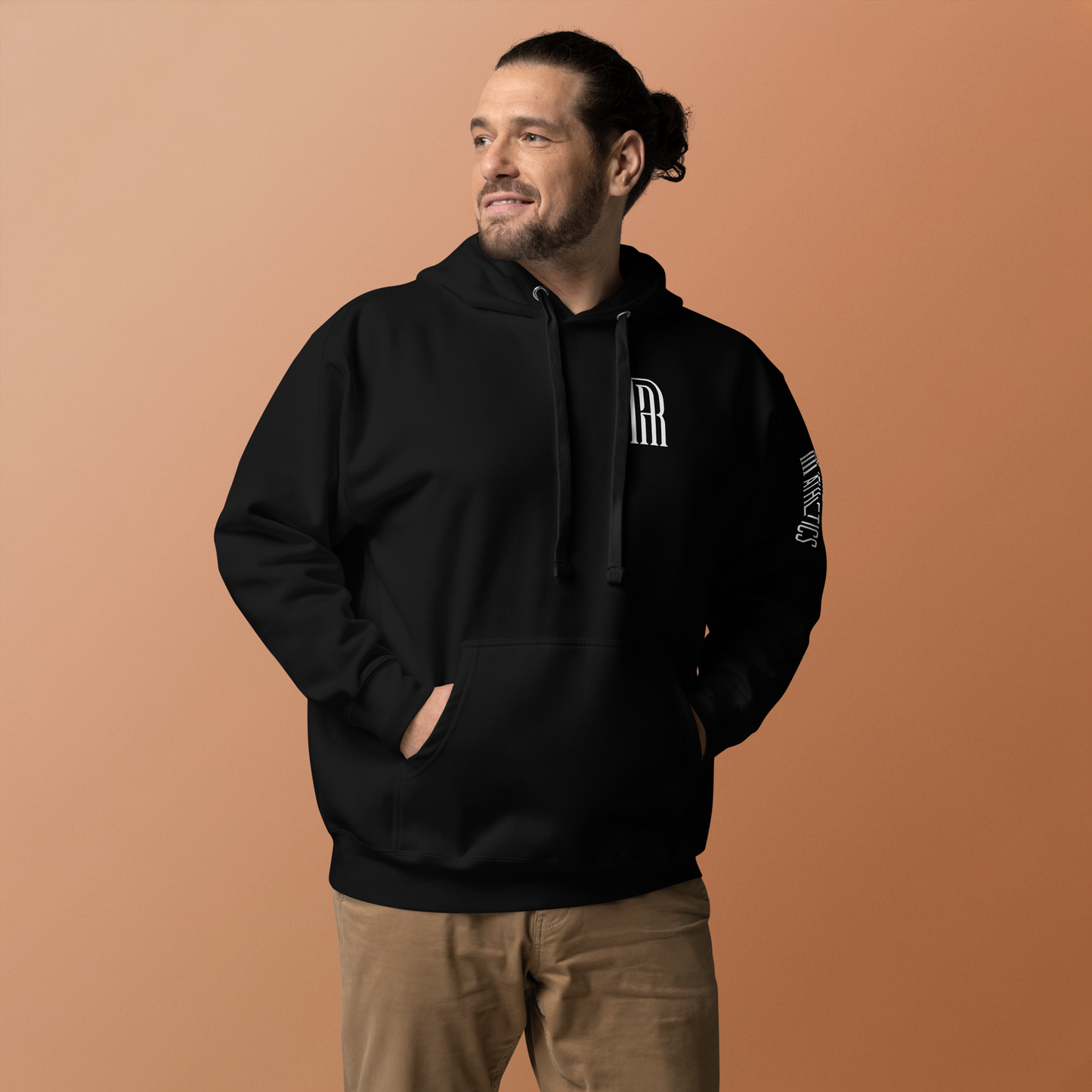 Heritage Hoodie — Black Unisex Pullover | RAÍZ Athletics