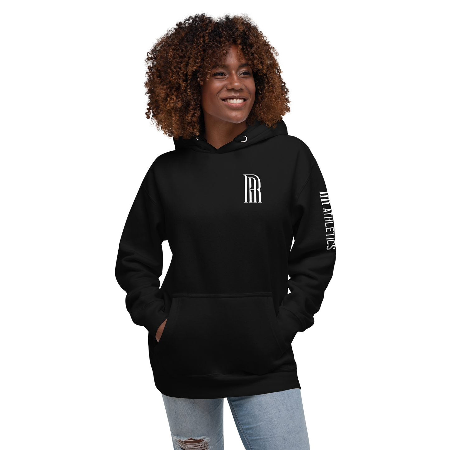 Heritage Hoodie — Black Unisex Pullover | RAÍZ Athletics