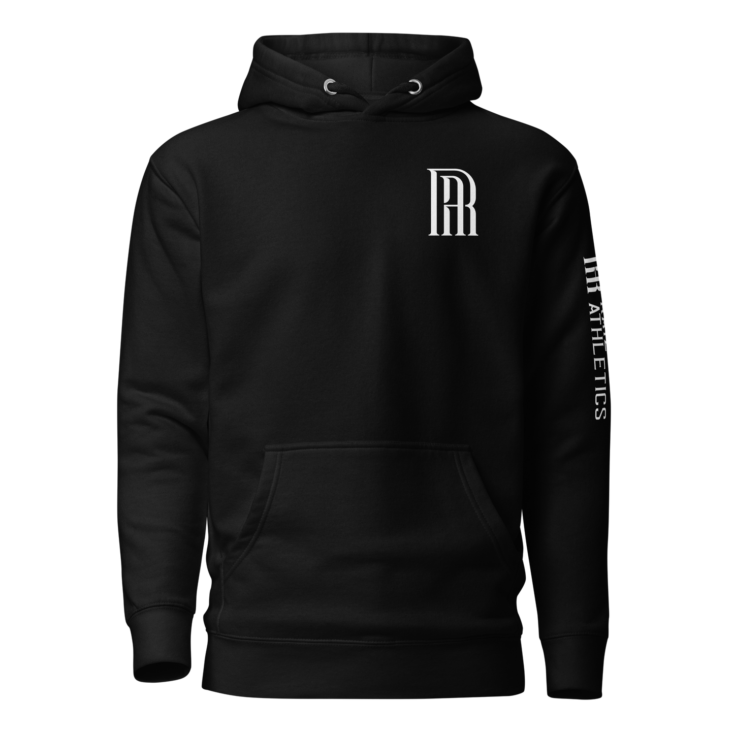 Heritage Hoodie — Black Unisex Pullover | RAÍZ Athletics
