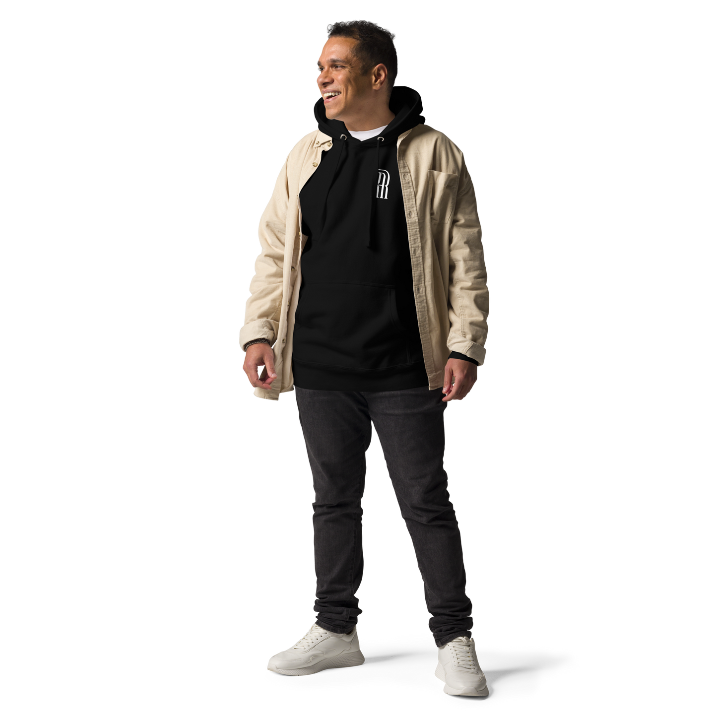 Heritage Hoodie — Black Unisex Pullover | RAÍZ Athletics