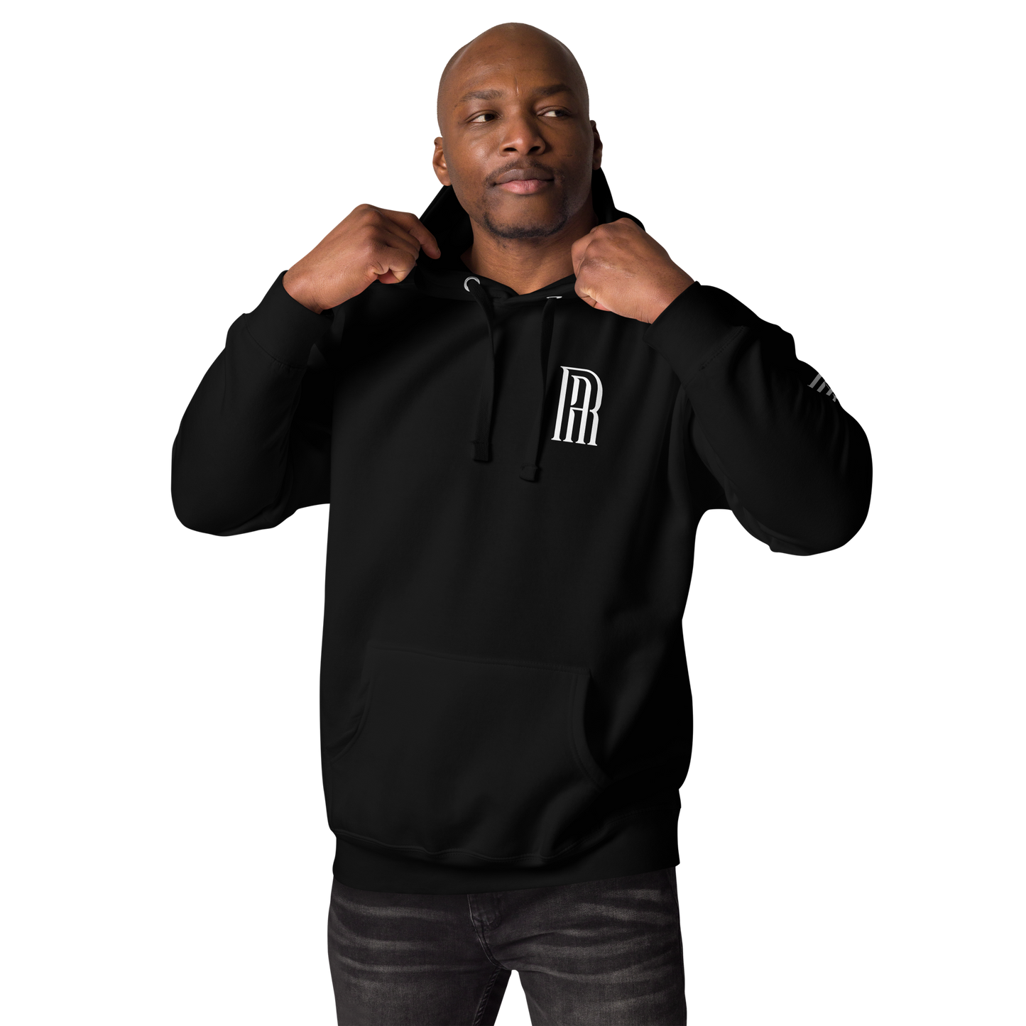 Heritage Hoodie — Black Unisex Pullover | RAÍZ Athletics