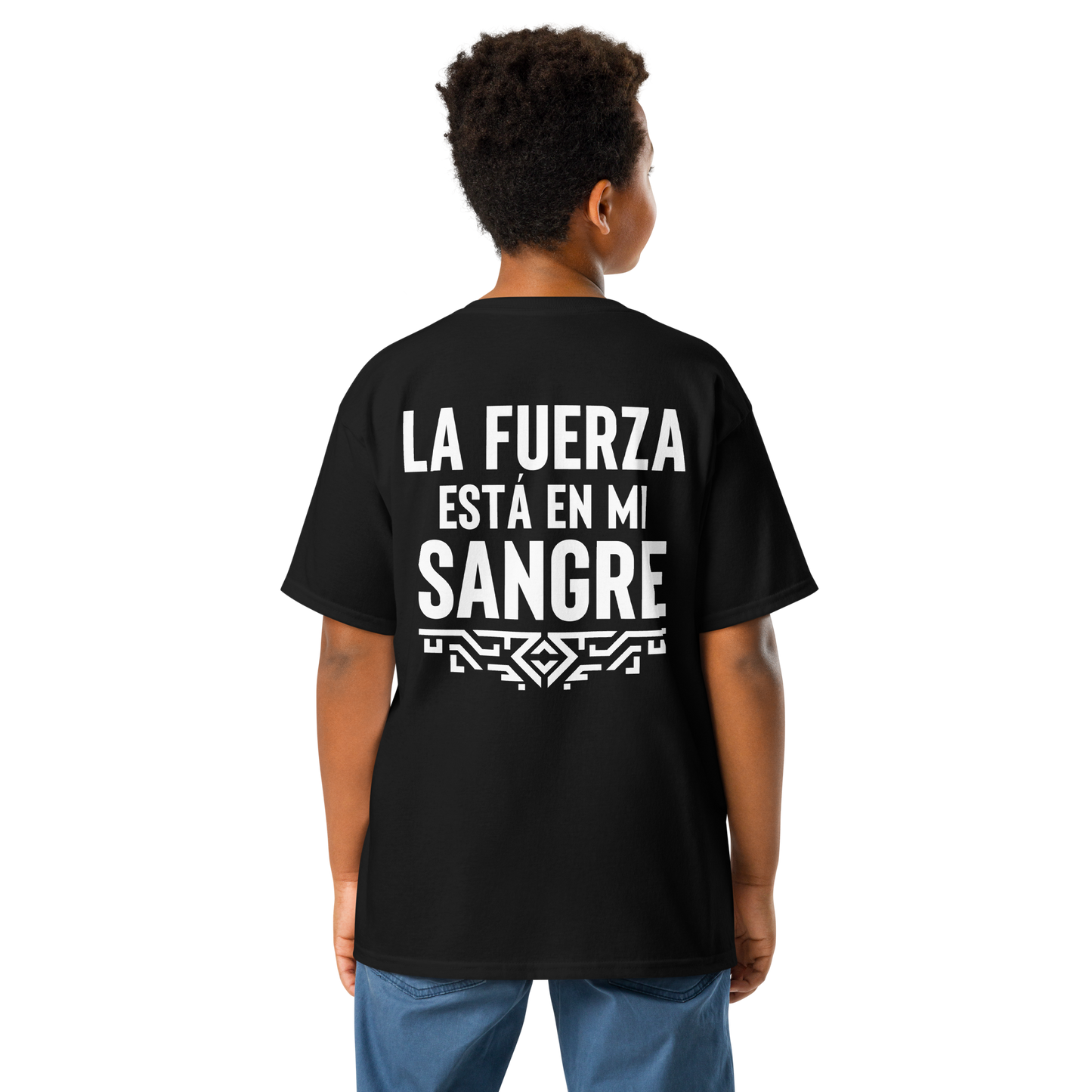 Kids Bloodline Tee — Black Unisex Pullover | RAÍZ Athletics