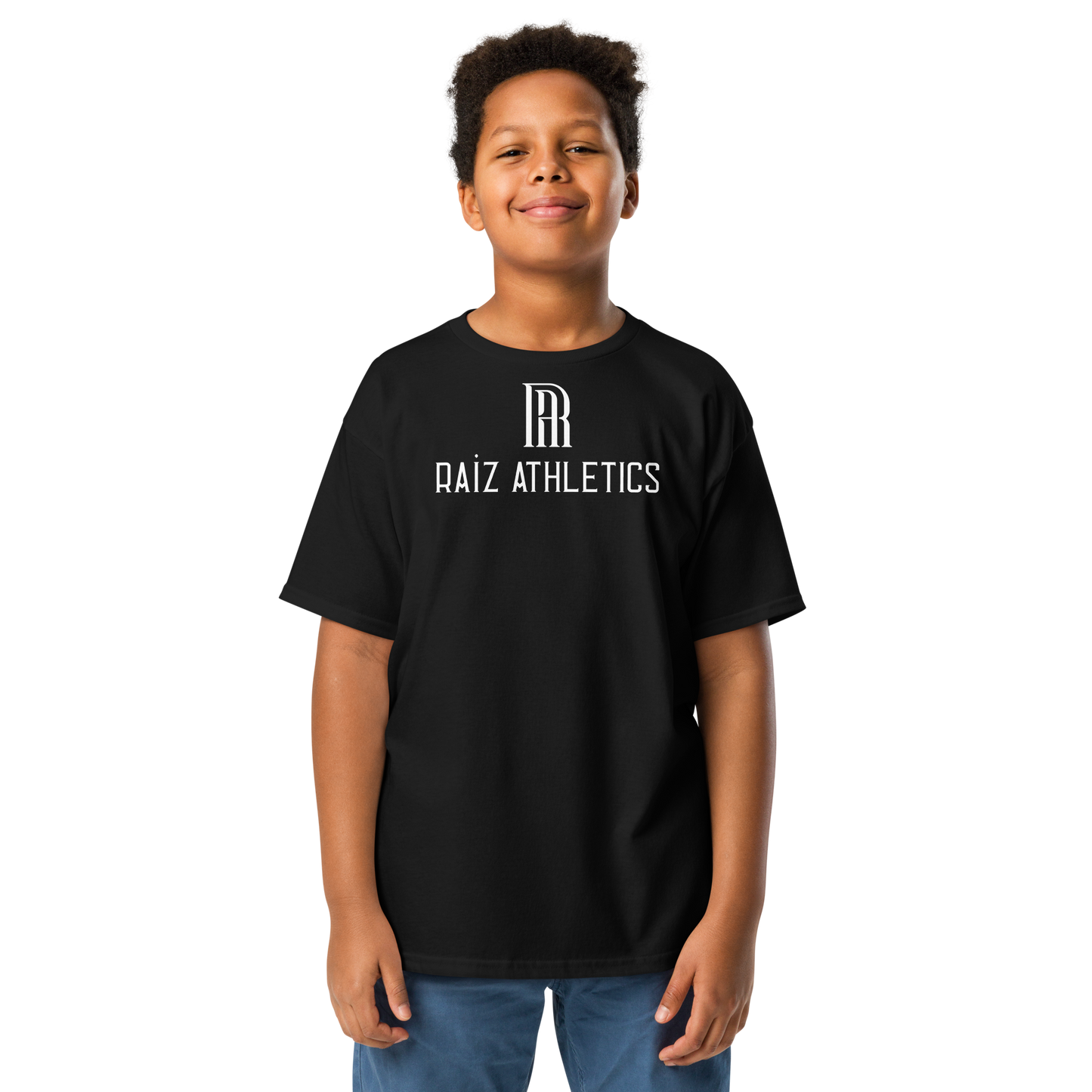Kids Bloodline Tee — Black Unisex Pullover | RAÍZ Athletics
